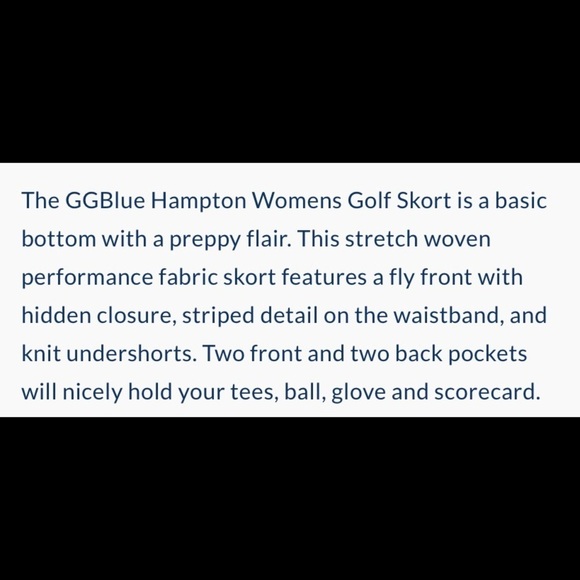 GGBlue‎ Hamptons Golf Skort - Picture 7 of 7